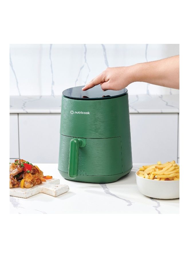 Air Fryer Mini, Digital Display, Tempered Glass Control Panel, 8 Preset Programs with built-in Preheat function 3.3 L 1500 W AFM033G Green