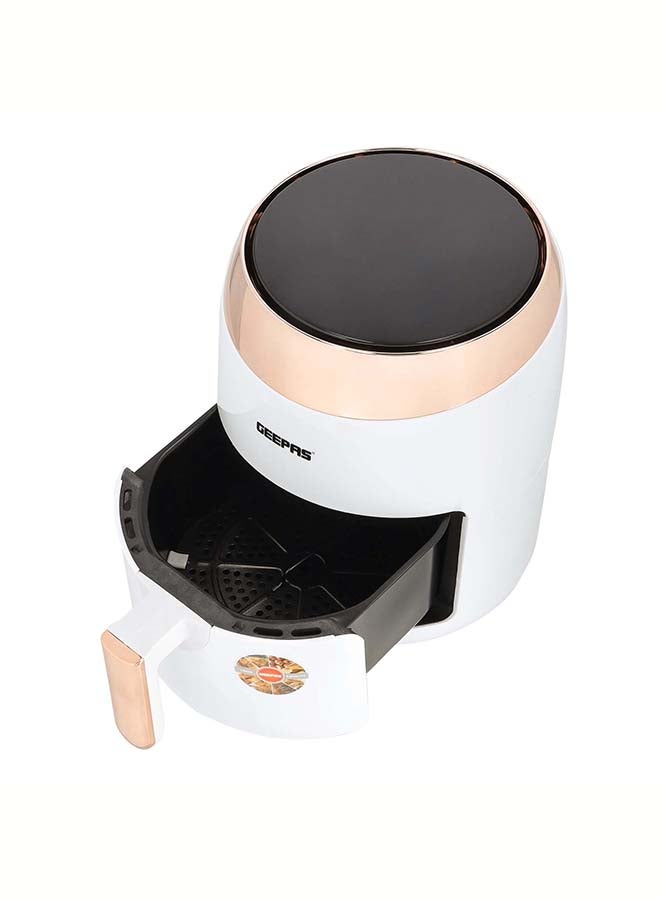Digital Air Fryer 3.5 L With Hot Air Circulation Technology| Oil Free Low Fat Dry Fry Cooking Healthy Food | Non-Stick Basket, Overheat Protection | 2 Years Warranty 3.5 L 1400 kW GAF37522 White