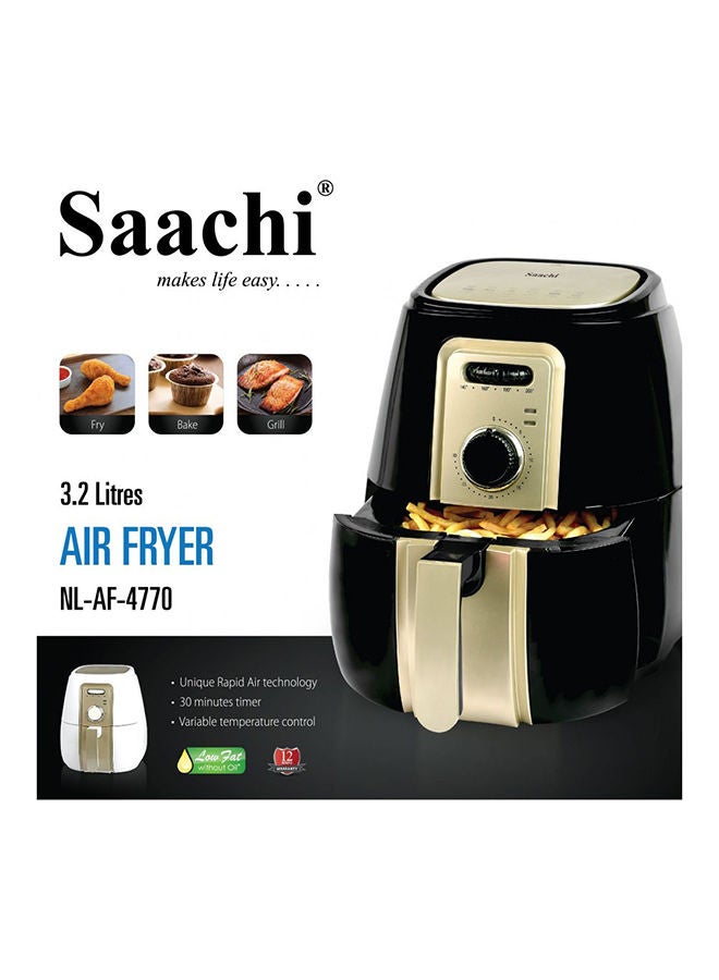 Air Fryer With Rapid Technology 3.2 L 1425 W NL-AF-4770 Black