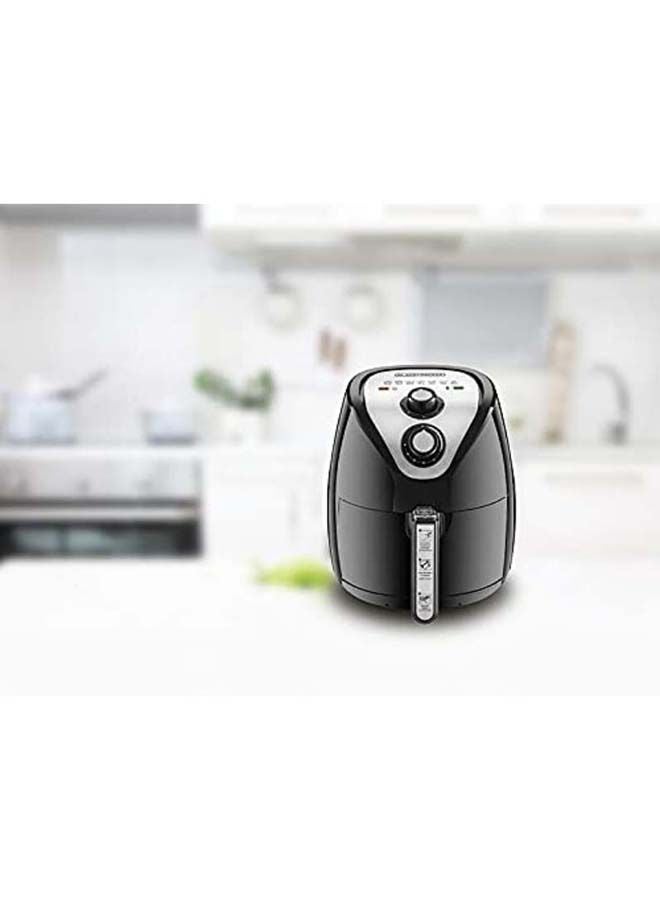 Air Fryer with 0.8KG, Anti Stick, with Rapid Air Convection Technology  (Suitable for 2-4 People) 2.5 L 1500 W AF200-B5 Black/Silver