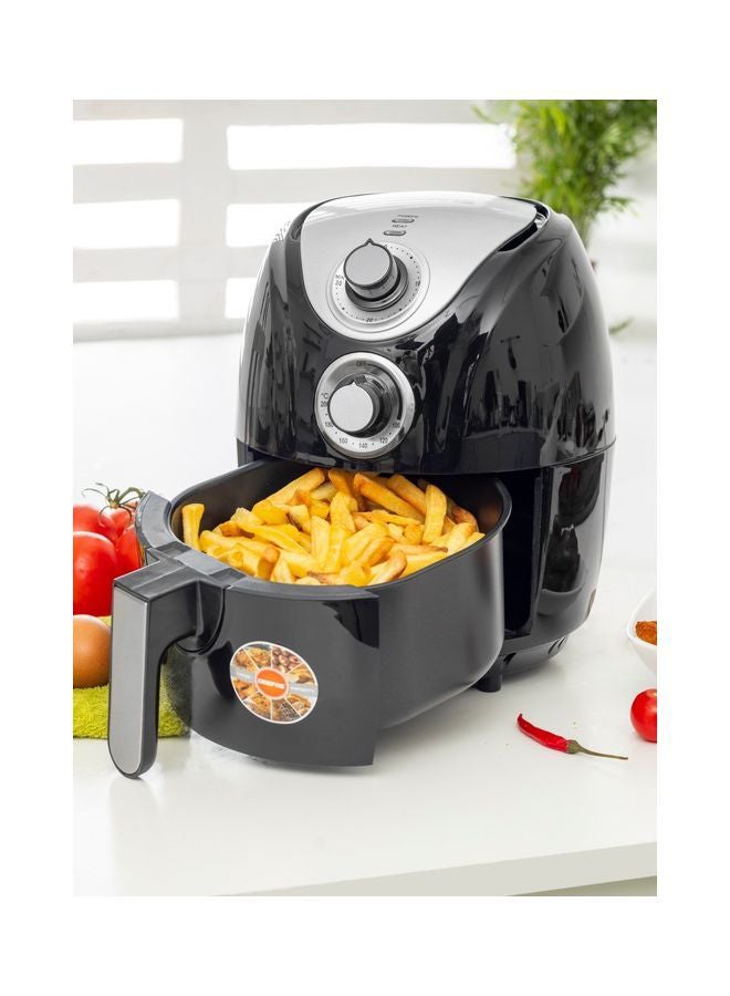 Air Fryer 2.5 L With Rapid Air Circulation System | Adjustable Temperature Control | 30 Minute Manual Timer 2.5 L 1300 W GAF37521 Black