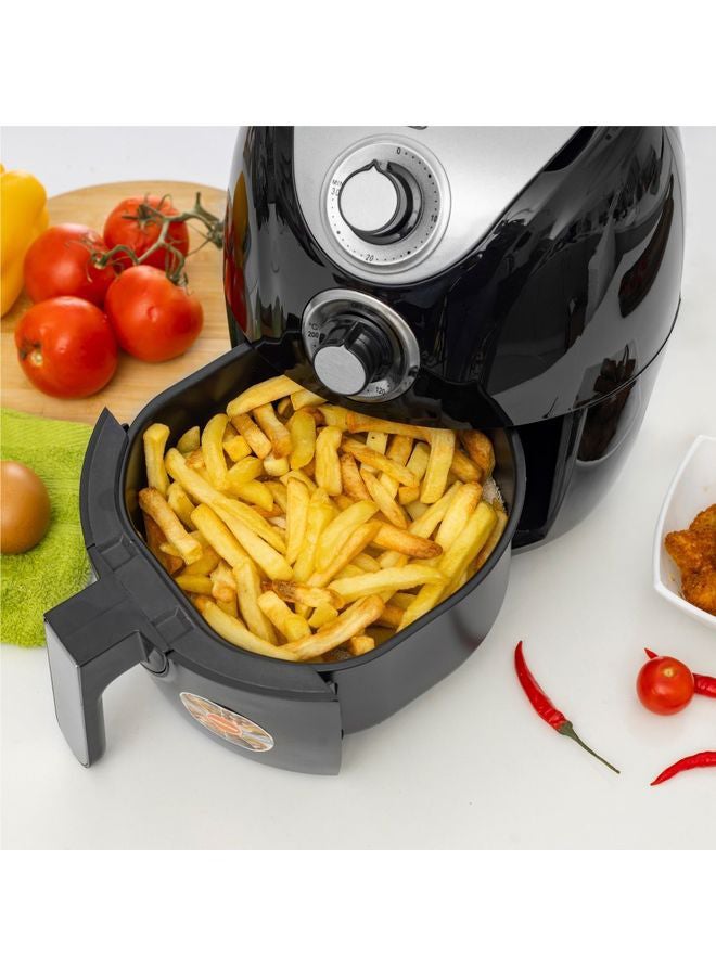 Air Fryer 2.5 L With Rapid Air Circulation System | Adjustable Temperature Control | 30 Minute Manual Timer 2.5 L 1300 W GAF37521 Black