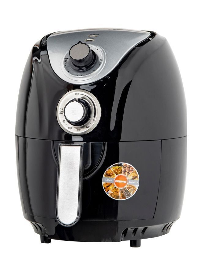 Air Fryer 2.5 L With Rapid Air Circulation System | Adjustable Temperature Control | 30 Minute Manual Timer 2.5 L 1300 W GAF37521 Black