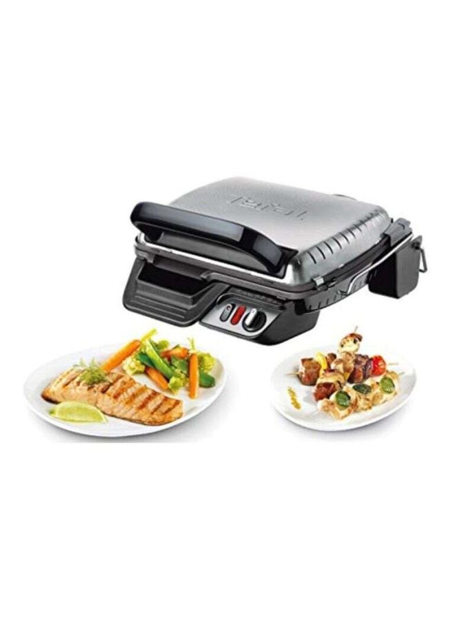 Grill | Ultracompact indoors grill and barbecue | removable plates | 2 Years Warranty 2000 W GC306028 Silver/Black