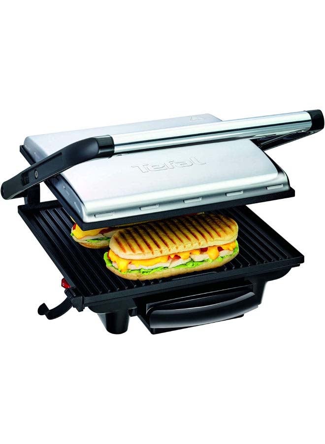Grill | Panini and Meat Grill | Multifunctional | Non-stick Plates | 200 Watts |2 Years Warranty 2000 W GC241D28 Silver/Black