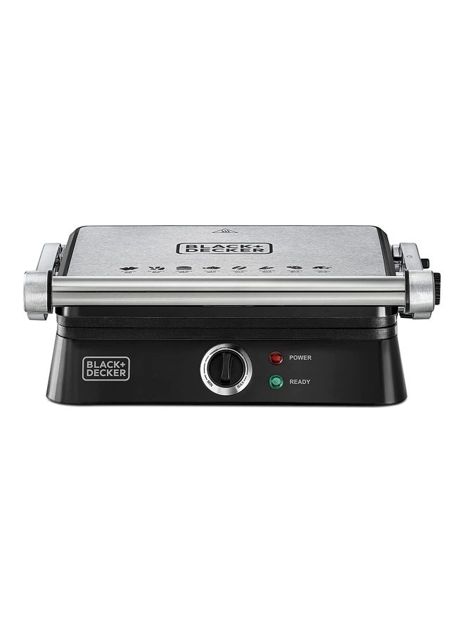 Contact Grill With Full Flat Grill For Barbeque 1400.0 W CG1400-B5 Black