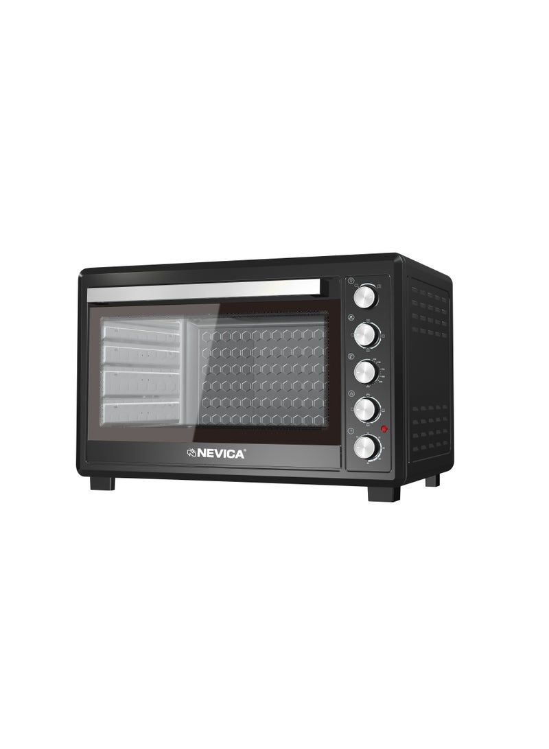 Nevica Electric Oven With Convection & Rotisserie 100L 2800W NV-1100 Black