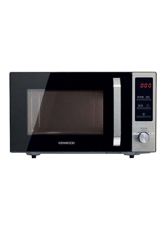 Microwave Oven With Grill, Digital Display, 5 Power Levels, Defrost Function, Stainless Steel, Auto Menu, 95 Minutes Timer, Clock Function 25 L 800 W MWM25.000BK silver