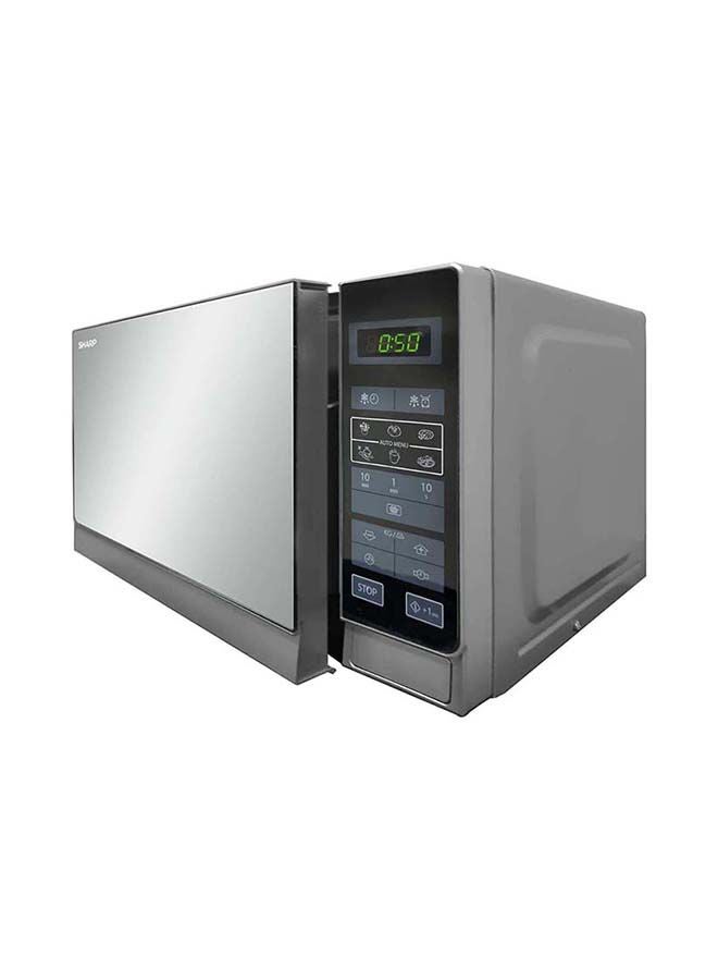 Microwave Oven With 6 Auto Cooking Menu 20 L 800 W R-20MT(S) Silver/Grey