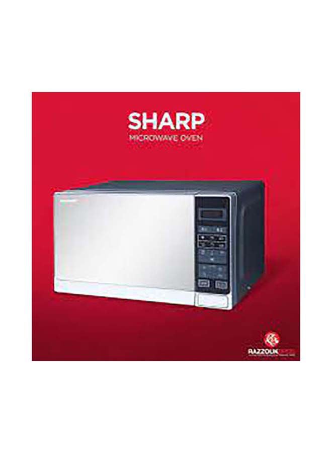 Microwave Oven With 6 Auto Cooking Menu 20 L 800 W R-20MT(S) Silver/Grey