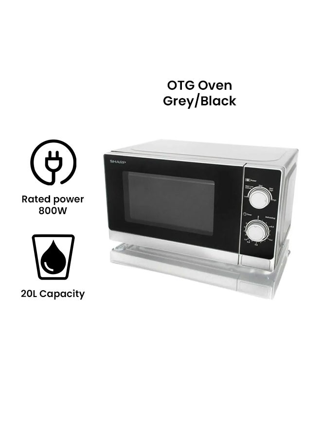 Microwave Oven 20 L 800 W R20CT Grey/Black