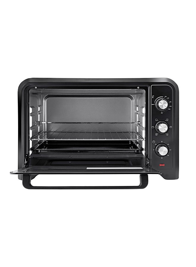 42 L Electric Oven- G04450| Convection And Rotisserie Function, Perfect For Grilling, Toasting And Roasting| 3 Knobs And Temperature 100-250-Degrees Celsius| 60 Minute Timer With Bell| 2000W And 4 Piece Stainless Steel Heaters 42 L 2000 W GO4450 Black