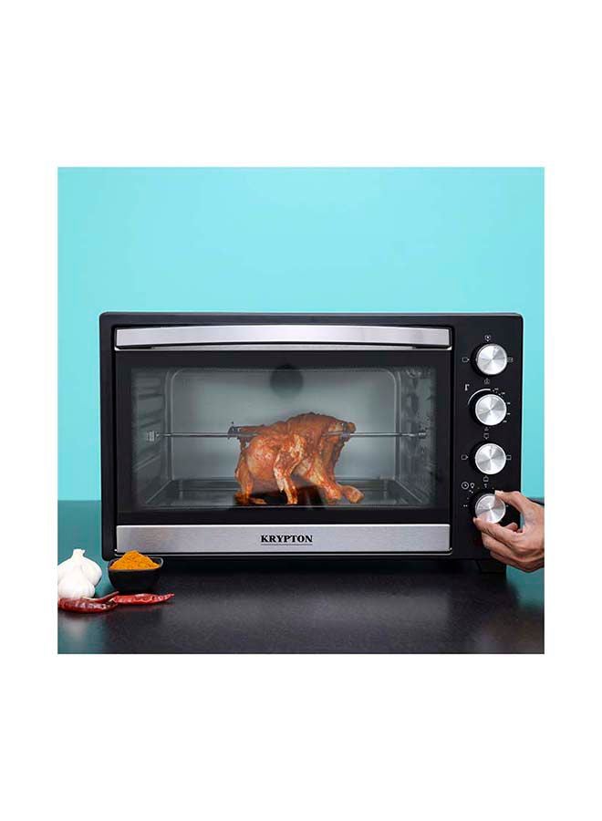 Electric Oven With Rotisserie And Convection 48 L 2000 W KNO6097 Black