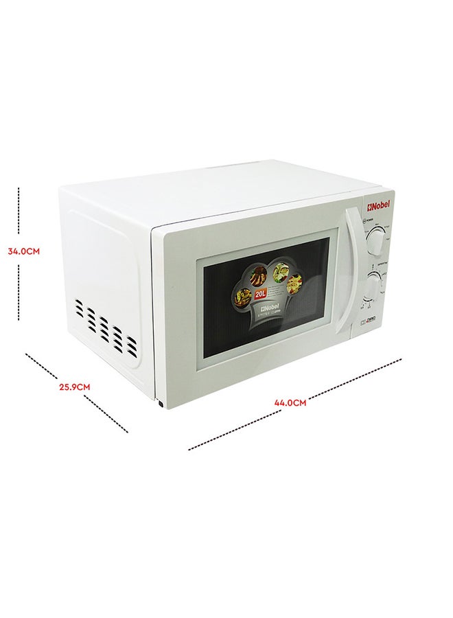 Microwave Oven White 20 Litres Manual NMO20 20 L 800 W NMO20 White