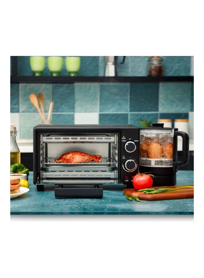 Multi-Function Breakfast Maker Oven | 800ml Health Pot | Kettle for Boiling Water 9 L 1050 W GBM63048 Black