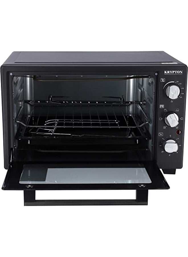 Electric Kitchen Oven With Powerful Rotisserie, Crumb Tray, Perfect For Grilling, Toasting And Roasting 45 L 2000 W KNO6246 Black