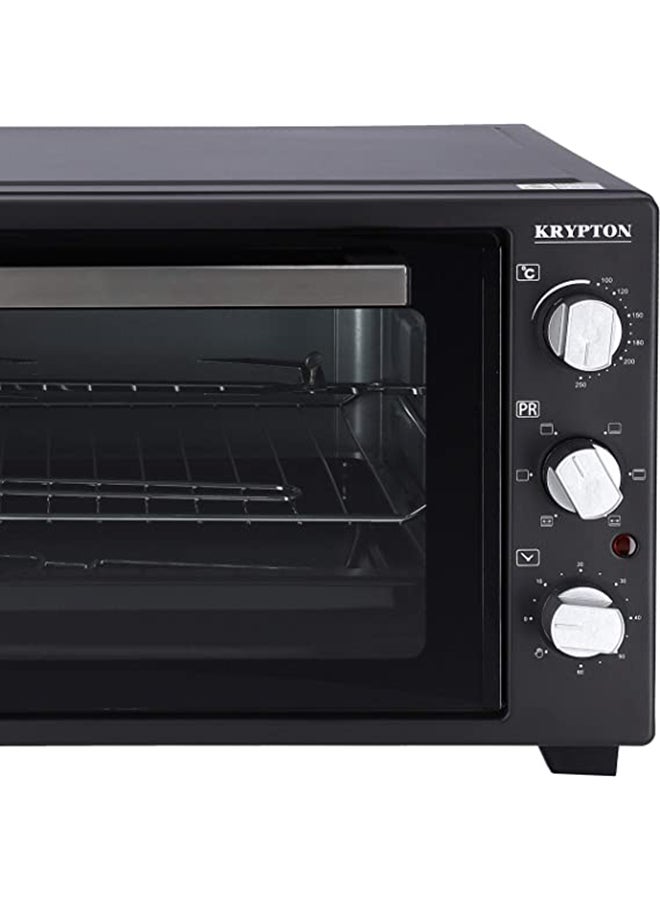 Electric Kitchen Oven With Powerful Rotisserie, Crumb Tray, Perfect For Grilling, Toasting And Roasting 45 L 2000 W KNO6246 Black