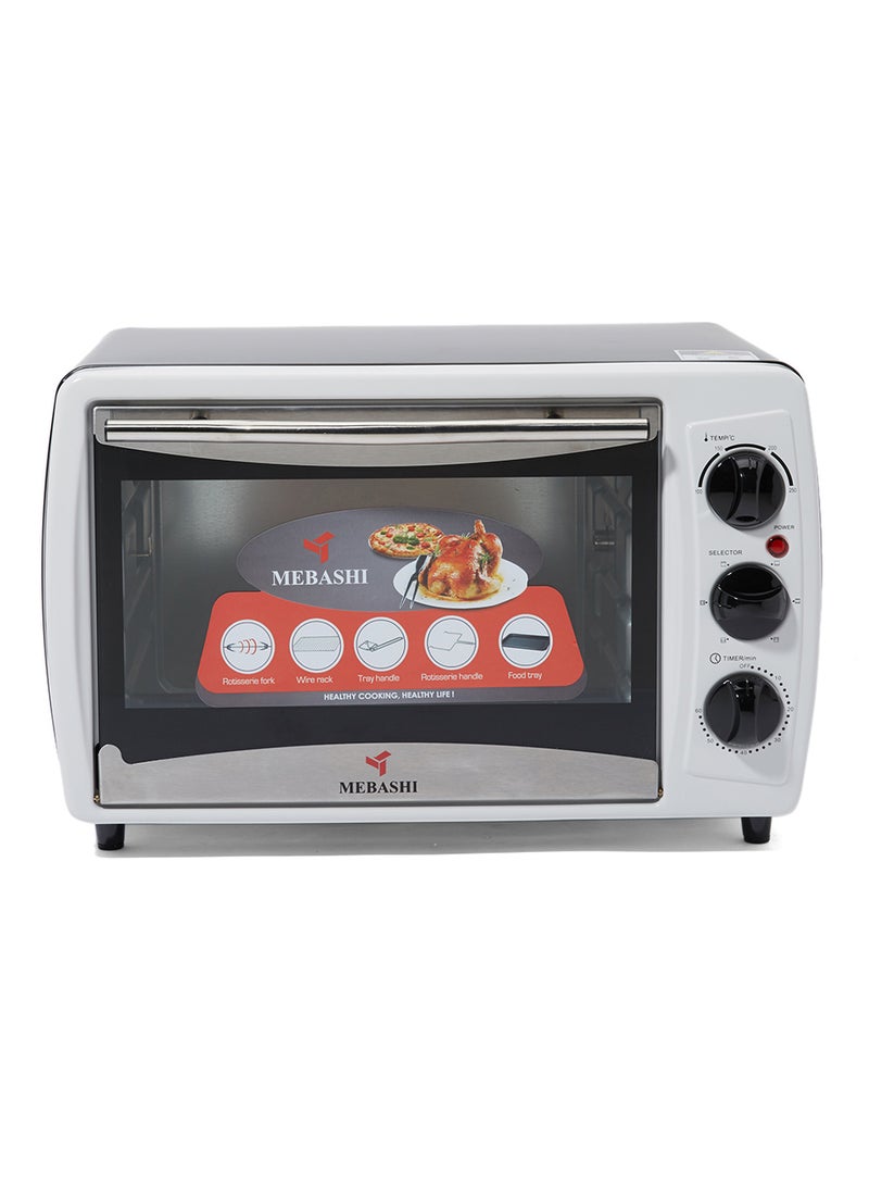 Toaster Oven 19 L 1380 W ME-EOV1901KR White/Black/Clear