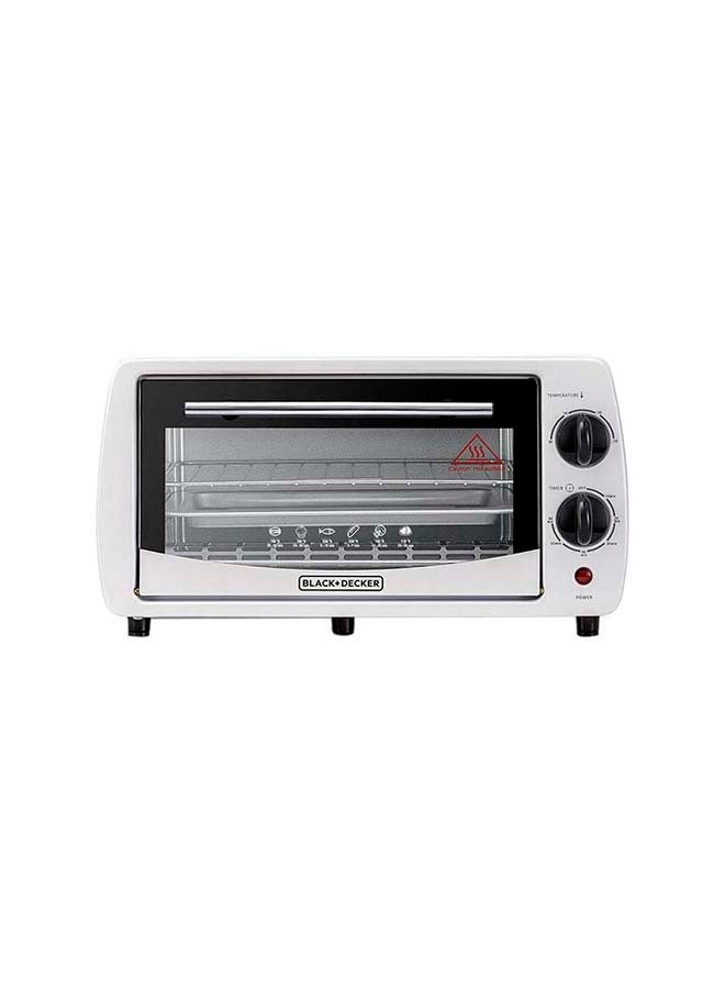 Electric Oven Multifunction With Double Glass For Toasting/Baking/Broiling 9 L 800 W TRO9DG-B5 White