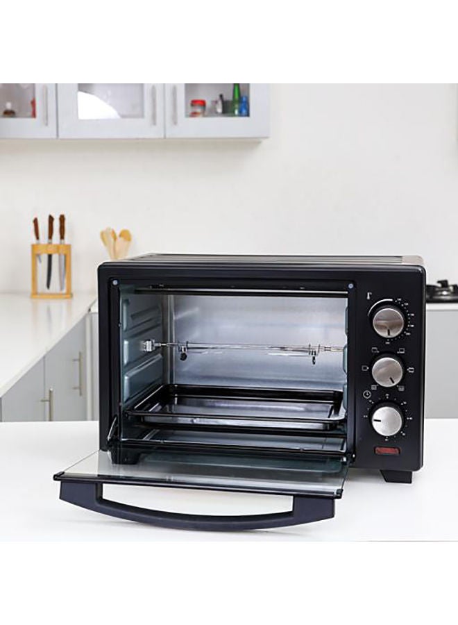 Electric Oven 6 Power Levels And 60 Minute Timer 19 L 1380 W KNO6096 Black/Silver/Clear