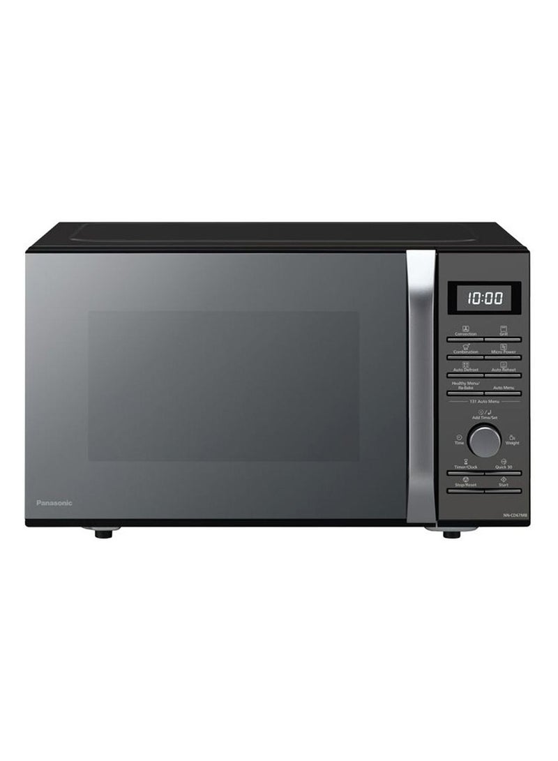 4 In 1 Convection Microwave Oven With Healthy Air Fryer Menus 27 L 900 W NN-CD67MBKPQ Black Half Mirror