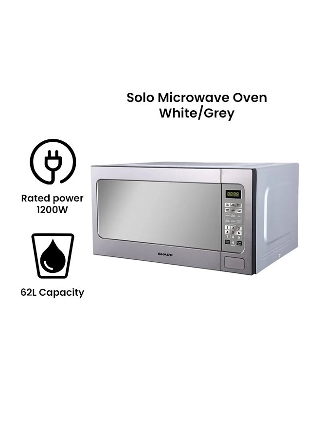 Microwave Oven 62 L 1200 W R-562CT(ST) White/Grey