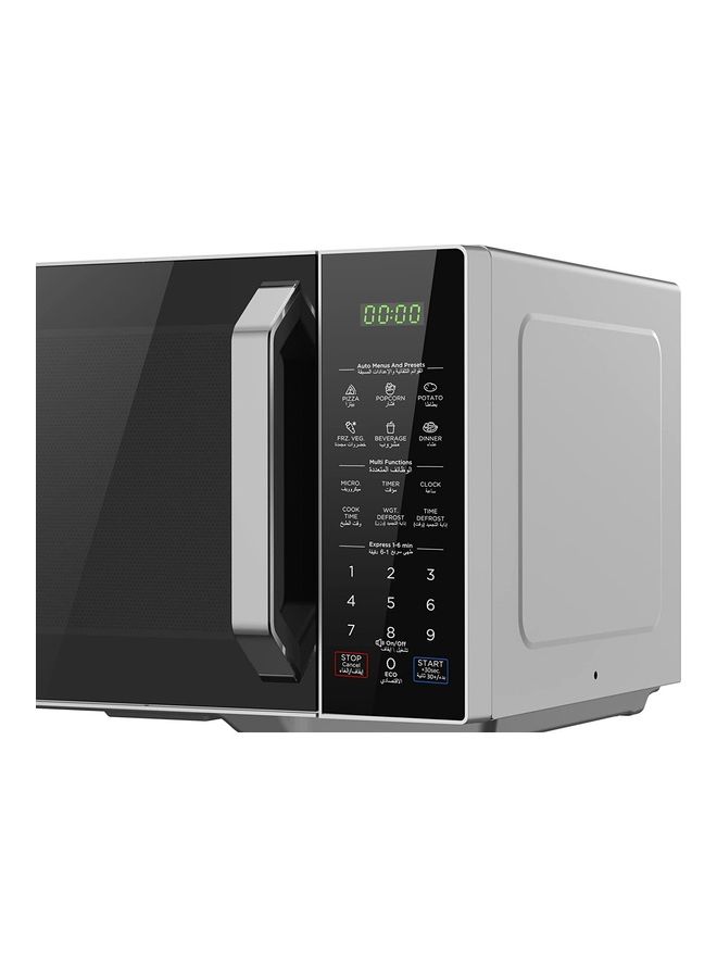 Solo Digital Microwave Oven with 5 Power Levels & 6 Auto menus, Child-Safety-Lock, Fast Reheat, Pull Open Door Handle, Cooking End Signal, Good for Home & Office, EM9P032MX 29 L 900 W EM9P032MX Silver