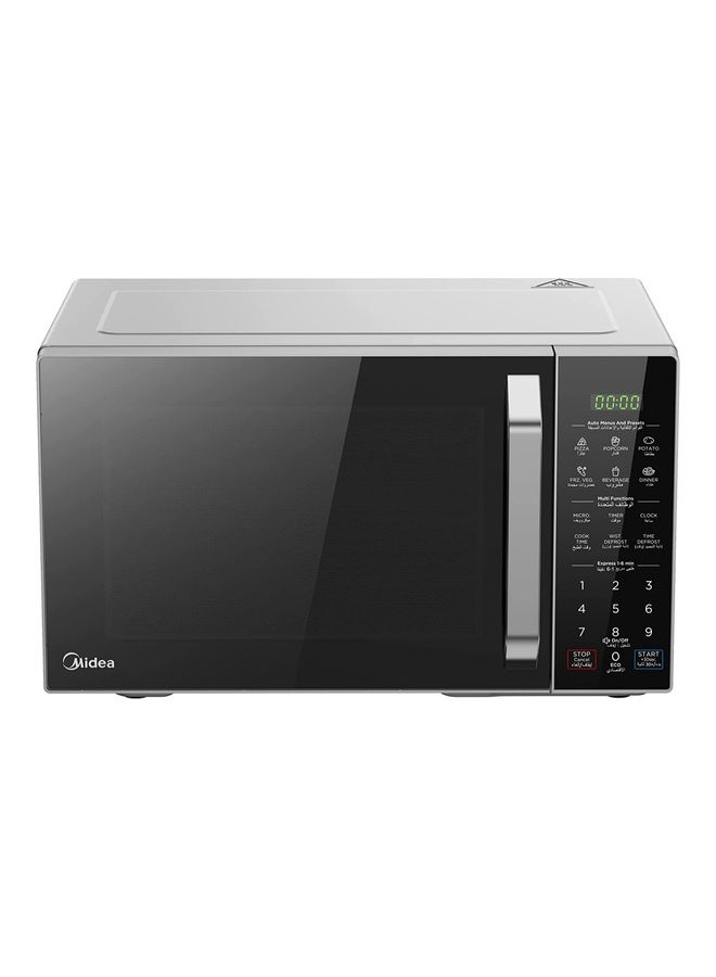 Solo Digital Microwave Oven with 5 Power Levels & 6 Auto menus, Child-Safety-Lock, Fast Reheat, Pull Open Door Handle, Cooking End Signal, Good for Home & Office, EM9P032MX 29 L 900 W EM9P032MX Silver