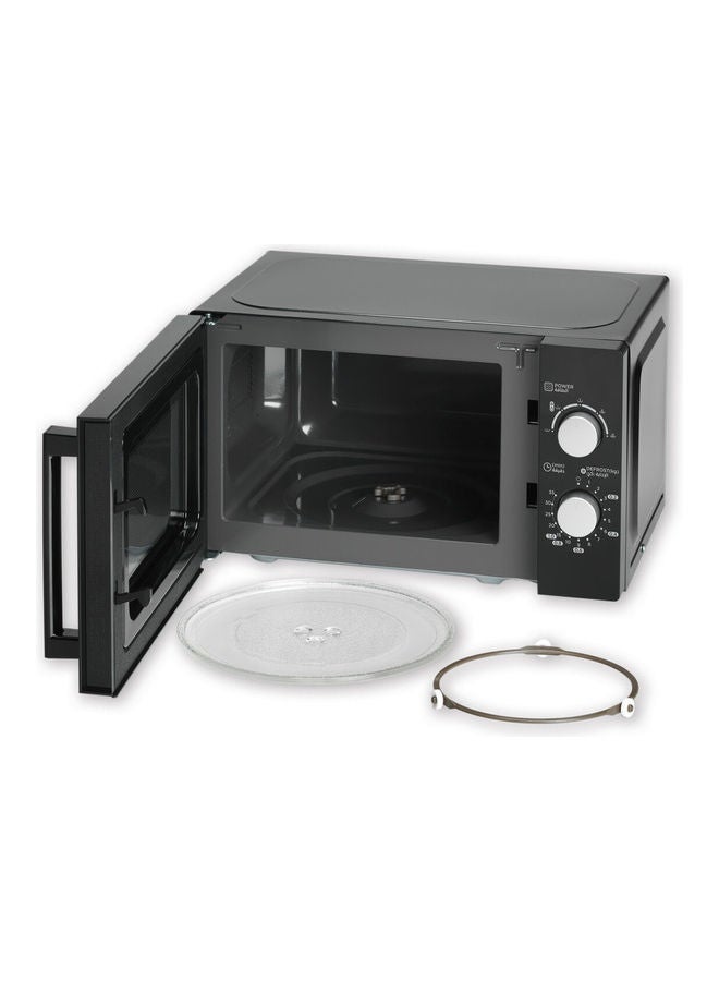 Microwave Oven With 5 Power Levels Defrost Function 35 Minutes Timer 700W 20 L MWM20.000BK Black