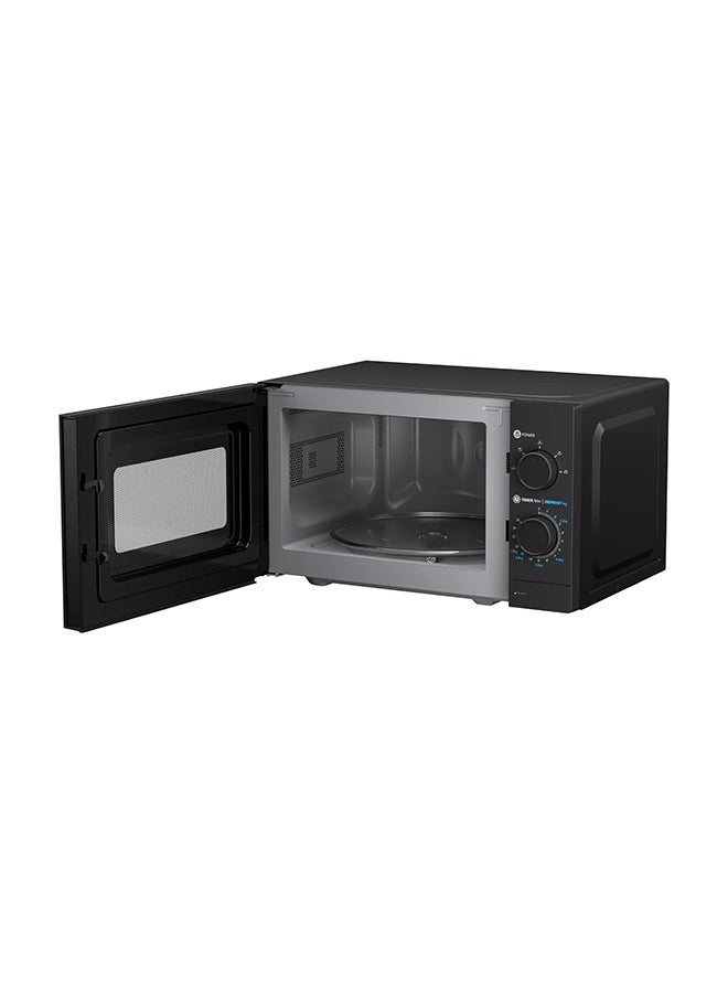 Solo Microwave Oven with 5 Power Levels,Child-Safety-Lock, Defrost Function, 35 Minutes Timer, Fast Reheat, Push Button Door Opening, Good for Home & Office 20 L 700 W MMC21BK Black