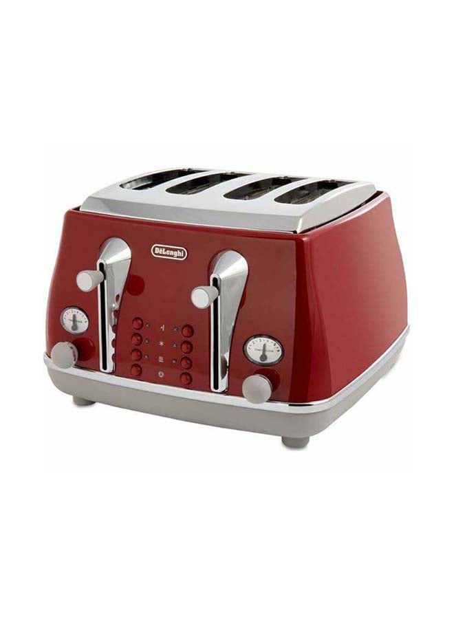 Icona Capitals 4-Slice Toaster 1800 W CTOC4003.R Red