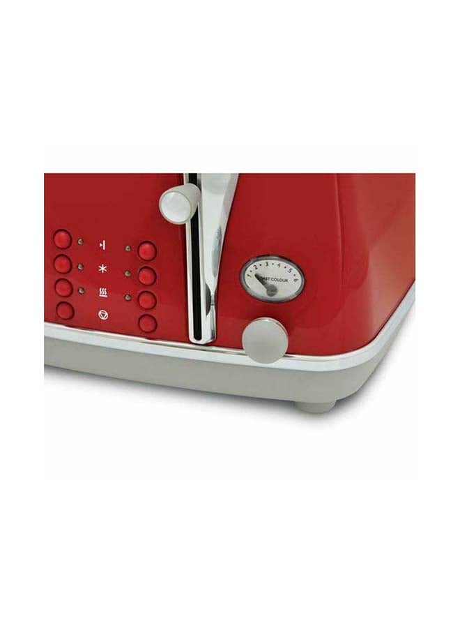 Icona Capitals 4-Slice Toaster 1800 W CTOC4003.R Red