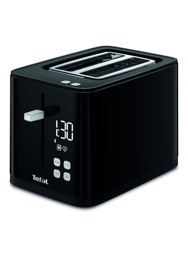 Toaster | SmartN'Light Digital Toaster | 2 Slots | 7 Levels of Toasting | Defrot and Reheat Functions | Settings Saving Function | Safe to Touch |   2 Years Warranty 850 W TT640840 Black