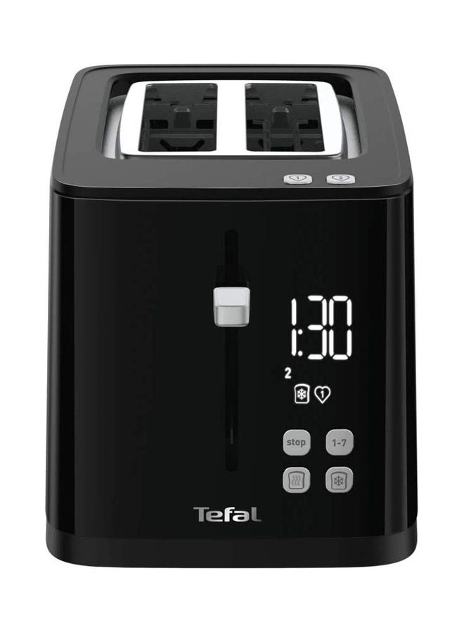 Toaster | SmartN'Light Digital Toaster | 2 Slots | 7 Levels of Toasting | Defrot and Reheat Functions | Settings Saving Function | Safe to Touch |   2 Years Warranty 850 W TT640840 Black