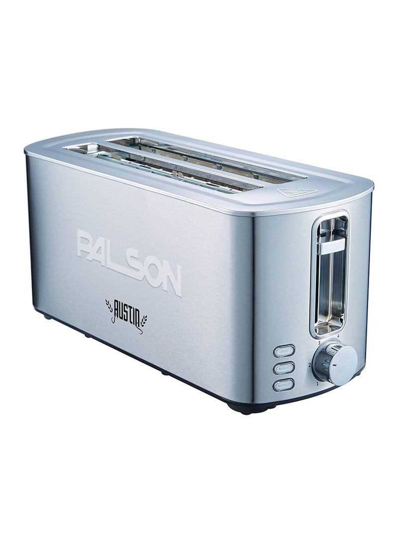 Palson AUSTIN 1400W 2 Slice wide slot Toaster with stainless steel  and 3 year Warranty