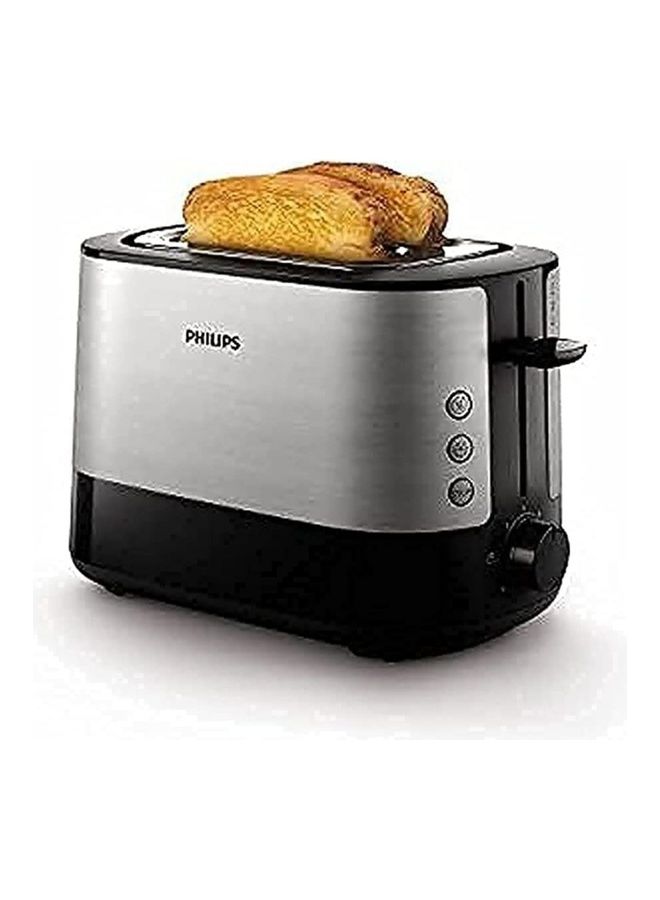 Viva Collection Toaster Hd2637/91-Black 1000.0 W HD2637 Silver