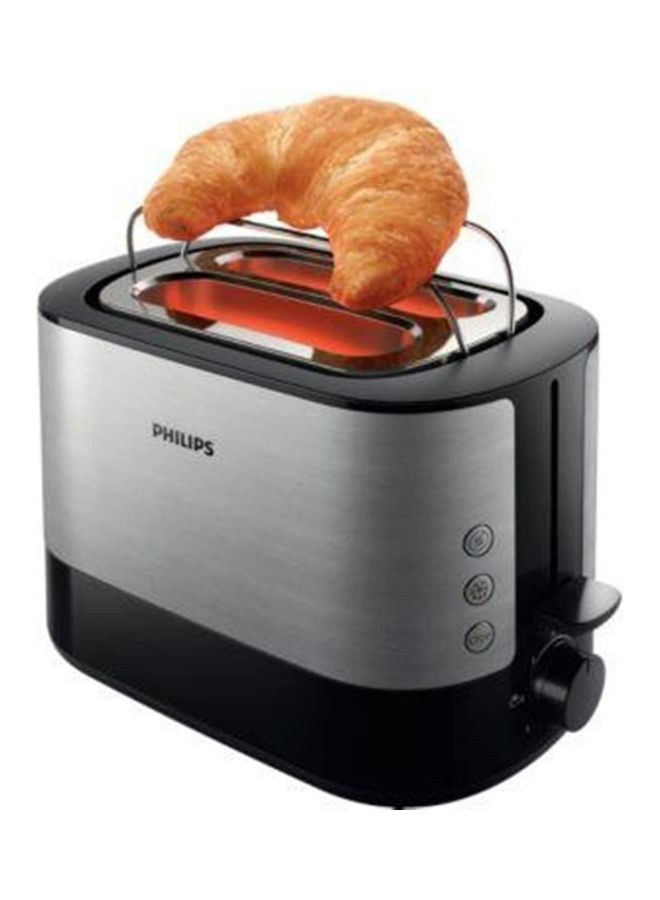 Viva Collection Toaster Hd2637/91-Black 1000.0 W HD2637 Silver