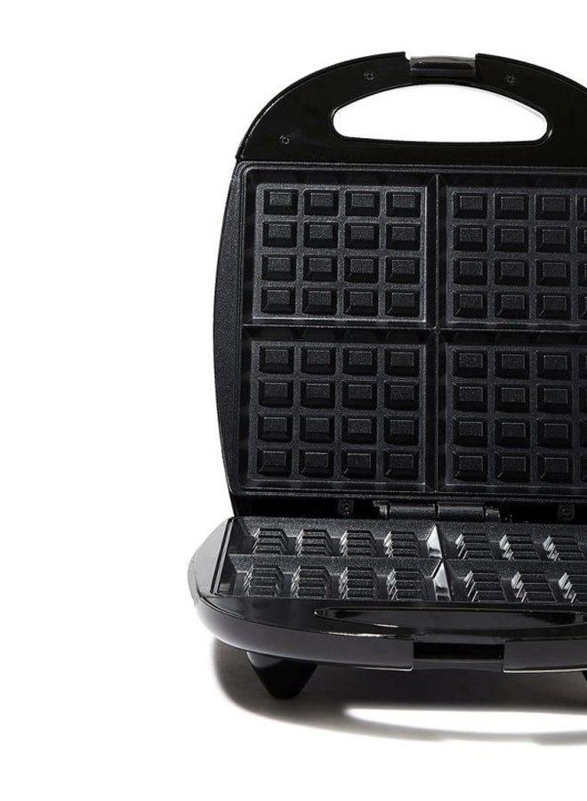 Waffle Maker NL-WM-1562-BK With A Square Grid Design 1300.0 W NL-WM-1562-BK Black