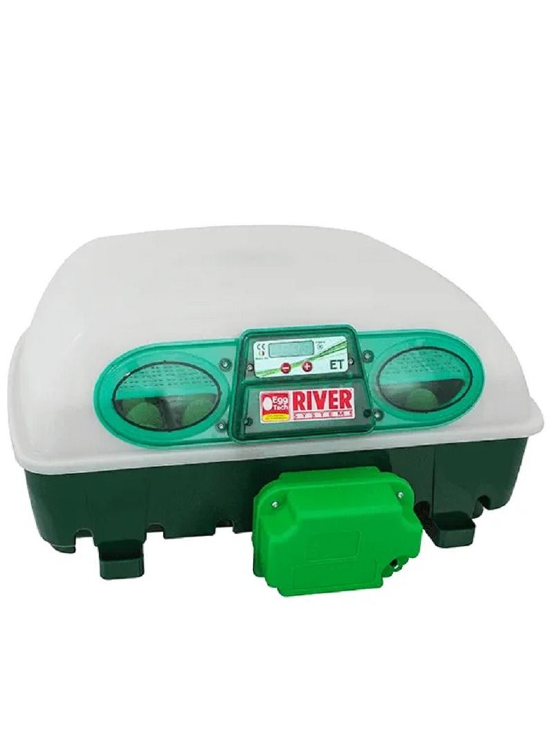 River Solar Incubator Digital 49 Eggs, Automatic Eggtech ET- Solaris Incubator, With Ovolvo Egg Turning Unit And Control Panel (Made in Italy).
