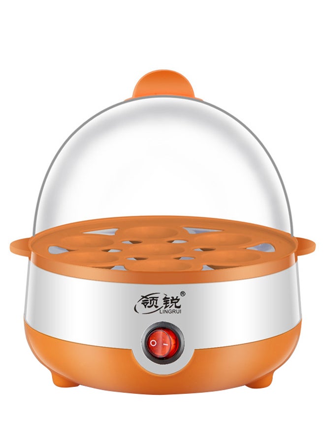 Mini Multi-Function Single Layer Egg Cooker ZDQ2 Orange/White/Clear