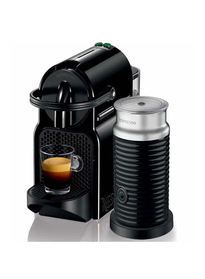 Inissia Coffee Machine + Aeroccino3 Milk Frother 700 ml 1260 W D40BU-BK/EN80.BAE Black