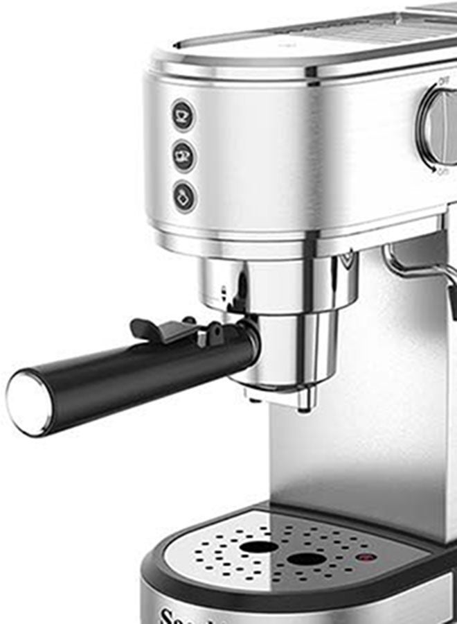 3 In 1 Coffee Make With 20 Bar Italian ULKA Pump 1.0 L 1350.0 W NL-COF-7064-ST Grey