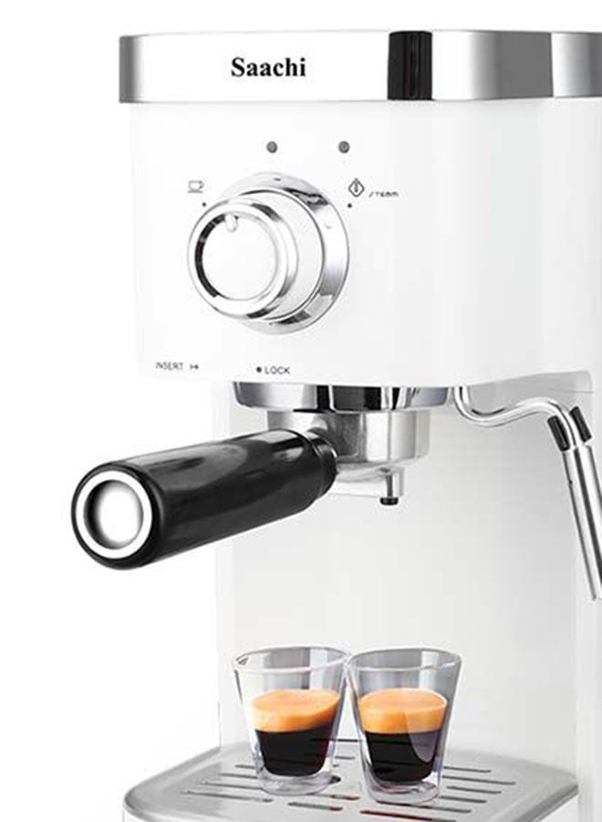 3 In 1 Espresso Coffee Maker 1.25 L 1450 W NL-COF-7061-WH White