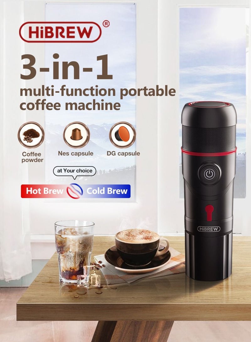 HiBREW Handheld Portable Travel Car Low Power Coffee Maker Usb Cafetera Portatil Portable Coffee Maker 80W  H4-UK-BAG-HOLDER