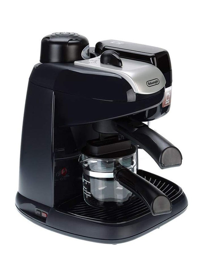 Steam Espresso Coffee Machine, 15 Bar, 800W, 4 Cups 800 W EC9 Black
