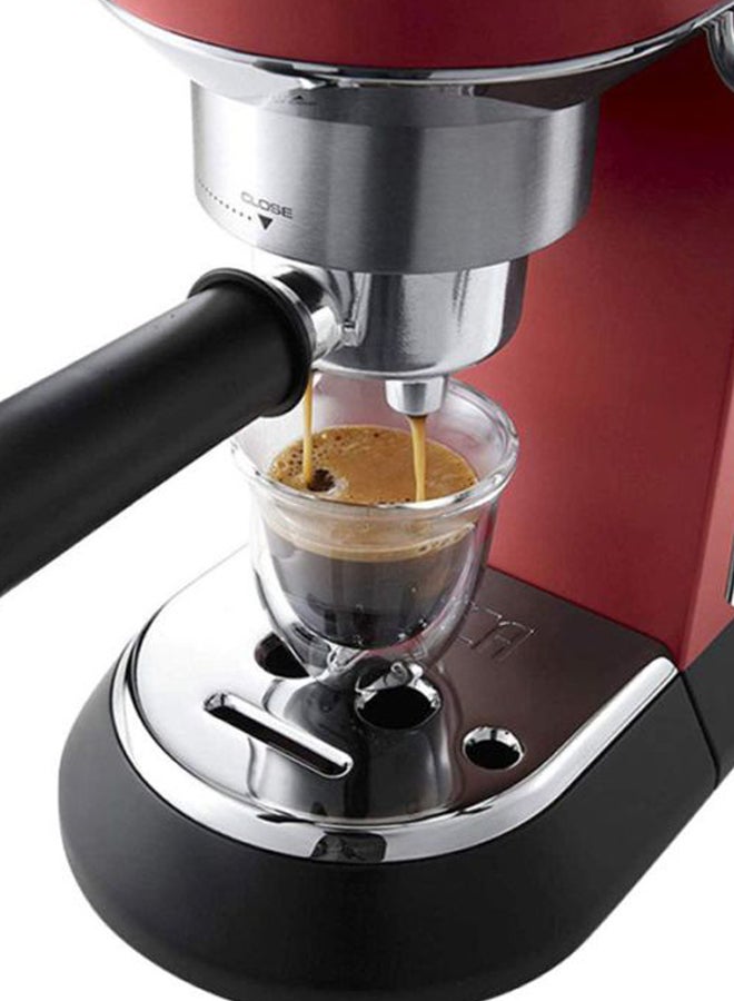 Dedica Pump Espresso With Electric Burr Grinder 1.1 L 1300.0 W EC685R BUNDLE Red/Black