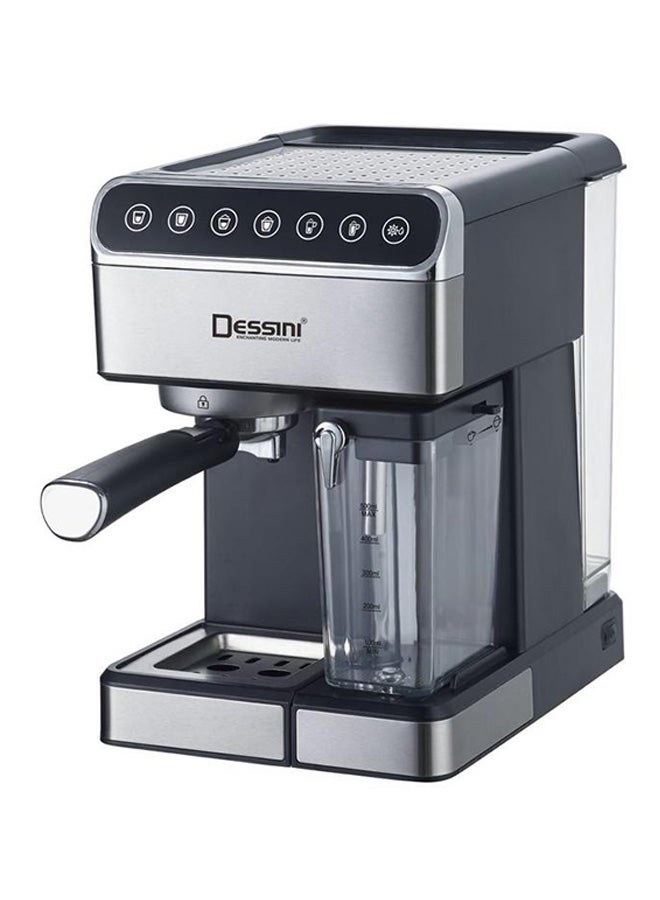 Electric Espresso Maker Machine DEM555 Black/Silver