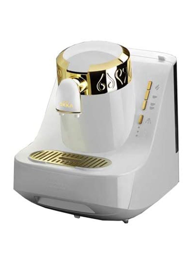 Turkish Coffee Maker 710 W OK008-B White/Gold