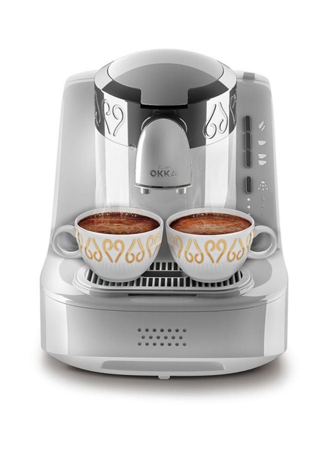 Turkish Coffee Maker 710 W OK002upg-W White/Silver
