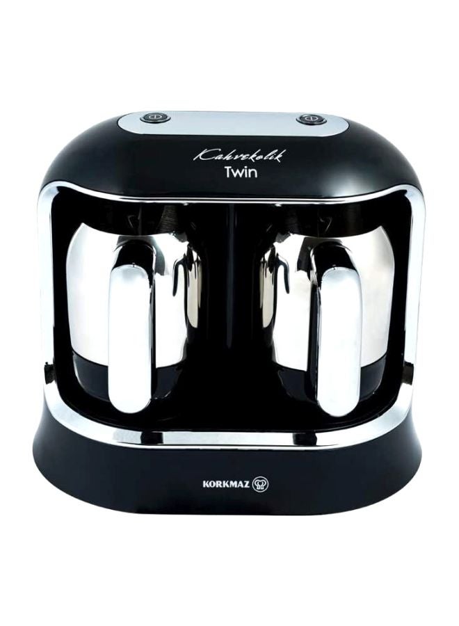 Kahvekolik Twin Turkish Coffee Machine 800 W A861-01 Black/Silver